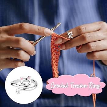 Amazon.com: 4pcs Crochet Loop Rings, Adjustable Crochet